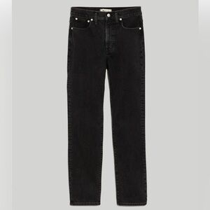 Madewell Dark Charcoal Straight Leg Jeans